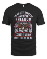 Eagle The Greatest Danger To American Freedom Is A Government That Ignores The Constitution Shirt