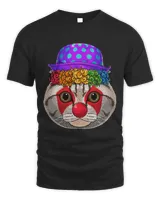 Clown Scottish Fold Circus Carnival Costume Cat Theme Party18