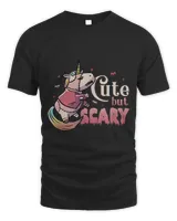 Halloween Cute But Scary Funny Magical Unicorns Fantasy598