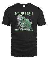 Official Wolf Break Fight End The Stigma Shirt