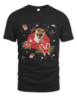 Smooth Fox Terrier In Christmas Card Ornament Pajama Xmas401