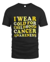 Childhood Cancer Awareness In September We Wear Gold Groovy 340