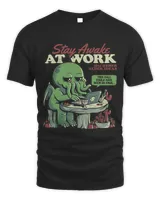 Stay Awake At Work Halloween Bored Cthulhu Funny Home Office562