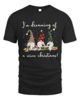 Three Gnomes I'm Dreaming Of A Wine Christmas Gift Sweatshirt