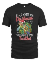 All I Want For Christmas Is You Just Kidding I Want Turtles Sweatshirt