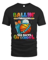 Basketball Ballin Through 100 Days of School Basketball Boys Girls