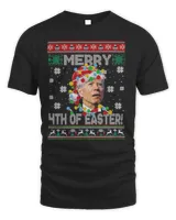 Funny Joe Biden Merry 4th Of Easter Ugly Christmas Shirt