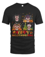 Halloween Thanksgiving Christmas Yorkie Dog Hallothanksmas