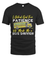 Funny School Bus Driver Christian Design with God