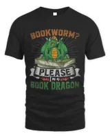 Im A Book Dragon Librarian Book Reading Funny Book Dragon