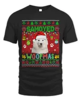 Samoyed Christmas Woof Santa Samoyed Lover Owner Family 39