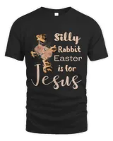 Silly Rabbit Easter Is For Jesus Cristian Leopard Cross