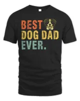 Vintage Best Dog Dad Ever T shirt Bernese Mountain Dog Shirt T-Shirt