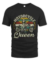 Womens Funny Saying Biker Tee Ride Motorcycle Queen Wife Girlfriend 2