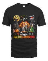 Great Dane Happy Hallothanksmas Halloween Thanksgiving Xmas 474