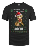 Ugly Sweater ALL I WANT FOR CHRISTMAS IS MY AUSSIE Xmas 190