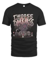 Choose Darkness Cute Evil Cat Lover Pentagram Devil Satan 46