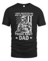Mens Dad Of An Army Soldier Proud Army Dad