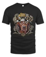 Irish Setter Dog Medieval Victorian Gothic Steampunk