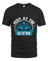 Meet At The Gym Fitness Workout Gym Weightlifting Gift