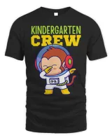 Kindergarten Squad Back to School Astronaut Monkey