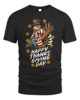 Thanksgiving Day Native American Turkey USA Patriotic TShirt T-Shirt