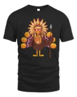 Thanksgiving Angry Turkey Native American Politics Vintage Premium T-Shirt