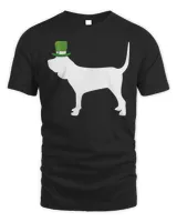 Bloodhound Leprechaun Hat Irish T-Shirt St. Patrick's Day