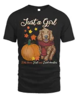 Goldendoodle - Just A Girl That Loves Fall And Irish Doodles T-Shirt