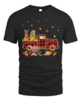Yorkshire Terrier Pumpkin Truck Fall Leaf Thanksgiving T-Shirt