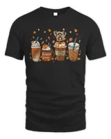 Fall Coffee Pumpkin Spice Latte Iced Autumn Yorkshire T-Shirt