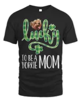 Yorkie Mom Gifts Irish Yorkshire Owner Lucky Mama Long Sleeve T-Shirt