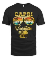 Capri T- Shirt Capri Italy Summer Vacation T- Shirt