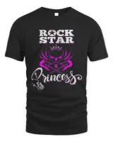 Rockstar Princess Cute Girls Rockers Novelty Rock Music