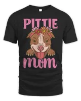 Womens Funny Pittie Mom Pitbull Dog Lover Owner Pitbull Mom