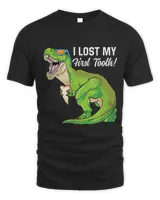 I Lost My First Tooth Dinosaur Baby Teeth Out Fairy T Rex