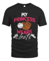 My Princess Wears Cleats Softball Princess Wears Cleats
