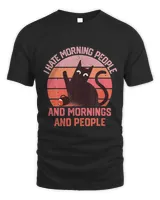 I Hate Morning People And Mornings And People Coffee Cat Ee 168
