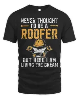 Roofer Funny Retro Roofing Roof Equipment Job Repair63