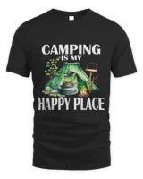 Happy St. Patricks Day Funny Camping Is My Happy Place