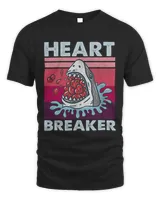Valentines Day Shark Heart Breaker Funny Hearts