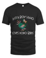 Just A Boy Who Loves Dodo Birds Lover Mens Dodo Bird
