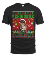 Pekingese Christmas Woof Santa Pekingese Dog Lover Owner 47