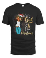 Funny Black Mrs Santa Just A Girl Who Loves Christmas 306