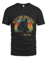 Vintage Best Scottish Terrier Dad Ever Gift For Dog Lover