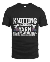 Knitting Knitter Knitting Fills My Days Yarn 3