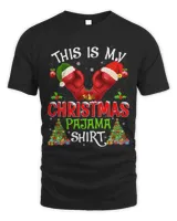 This Is My Christmas Pajama Shirt Funny Boxing Lover
