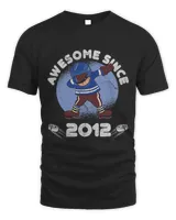born in 2012 funny 10 Birthday AWESOME since 2012 ice hockey