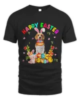 Happy Easter Funny Easter Day Beagle Bunny Eggs Lover