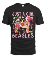 Cute Dog Lover Just A Girl Who Loves Beagle Dog